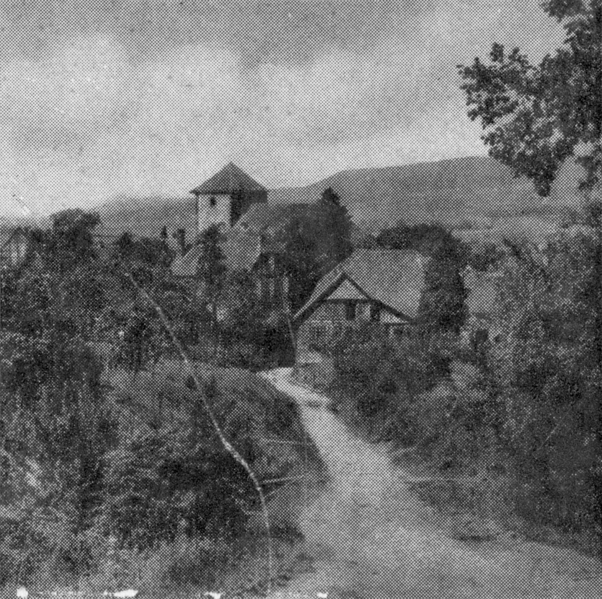 Blick auf Eschershausen mit der Kirche